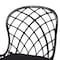 Baxton Studio Sabelle Modern Bohemian Black Finished Rattan and Metal 2-Piece Dining Chair Set, PR 231-2PC-12820-ZORO - alternate 3